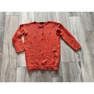 Fashion Fuse distressed sweater, size S